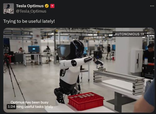 特斯拉Optimus人形機器人 工廠新星，技術再進化